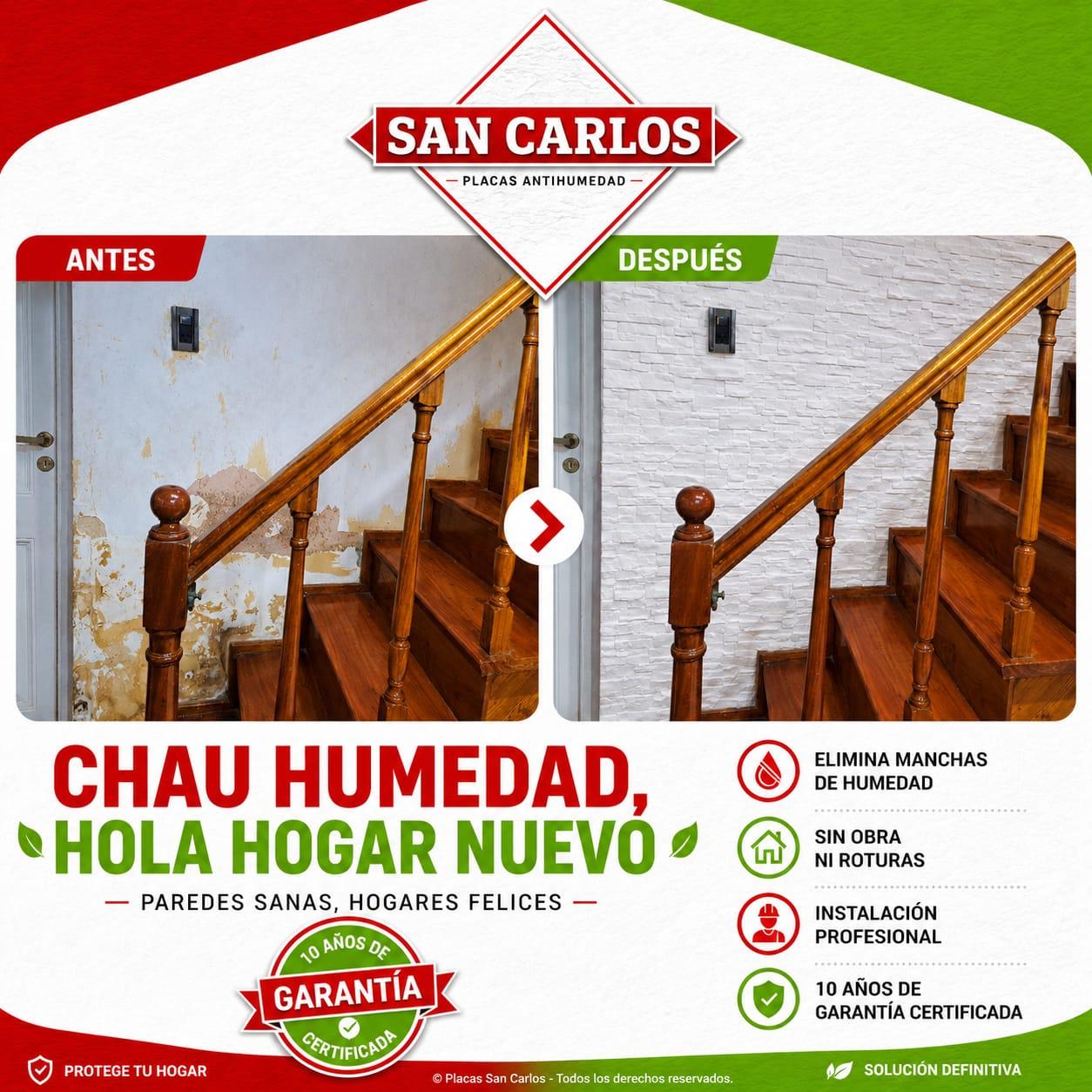 Resultado antihumedad San Carlos